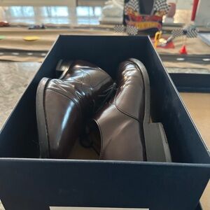 Men's Burgundy Leather Dress Shoes